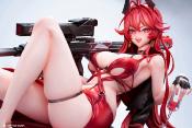 Goddess of Victory: Nikke statuette PVC 1/4 Red Hood Nonsense Red Deluxe Edtition 28 cm | HOBBY SAKURA