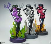 Original Artist Series statuette Devil Girl (Purple and Green Variant) 30 cm | SIDESHOW