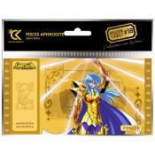 Aphrodite Golden Ticket Saint Seiya Pisces Gold Saint | Cartoon Kingdom