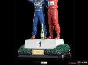 Ayrton Senna statuette 1/10 Deluxe Art Scale Alain Prost & Ayrton Senna (The Last Podium 1993) 27 cm | Iron Studios