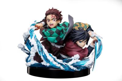 Demon Slayer: Kimetsu no Yaiba statuette PVC Tanjiro & Giyuu 13 cm| ANIPLEX