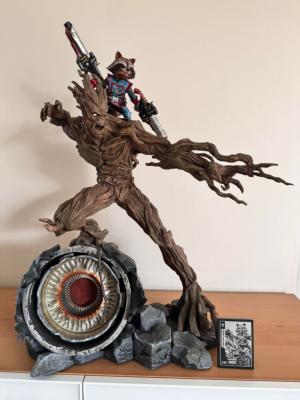 Groot & Rocket  1/4  Marvel Statue les gardiens de la galaxie | XM Studios