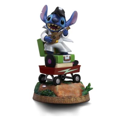 Lilo & Stitch statuette 1/10 Art Scale Stitch King of Rock 17 cm | IRON STUDIOS