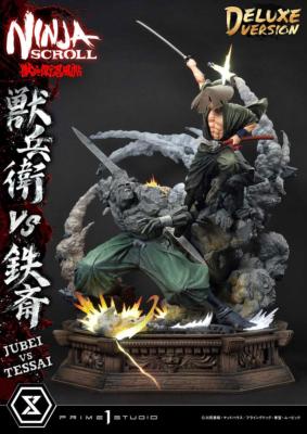 Ninja Scroll statuette Ultimate Premium Masterline Series 1/4 Jubei Versus Tessai Deluxe Version 101 cm | PRIME 1 STUDIO