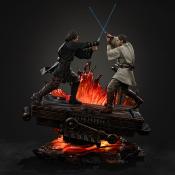 Star Wars statuette 1/10 Art Scale Anakin vs. Obi Wan 34 cm | IRON STUDIOS
