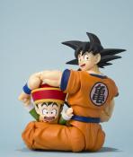 Dragon Ball figurine S.H.Figuarts Son Goku & Son Gohan Kid & Kintoun 14 cm & 6 cm | BANDAI