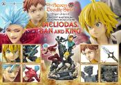 Seven Deadly Sins Concept Masterline Series statuette Meliodas, Ban and King 55 cm | PRIME 1 STUDIO