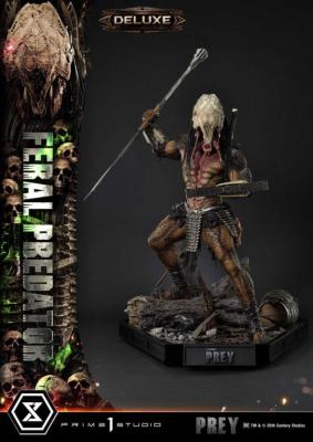 Prey (Movie) statuette Museum Masterline Series 1/3 Feral Predator Deluxe Bonus Version 89 cm | PRIME 1 STUDIO