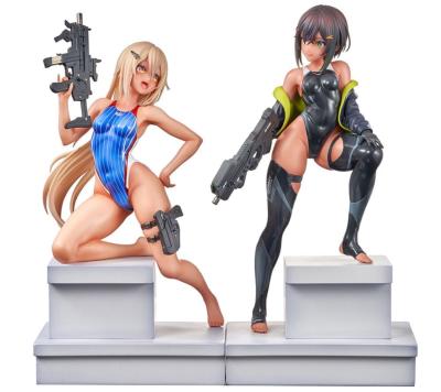 Arms Note statuetten 1/7 Swim Team Bucho-chan and Kohai-chan 22 cm | ENSOUTOYS