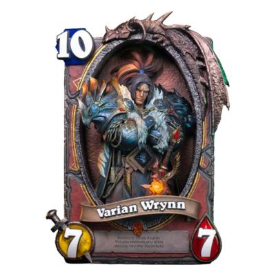 Hearthstone statuette 3D Art Frame Varian Wrynn 31 cm | HEX COLLECTIBLES