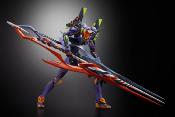 Neon Genesis Evangelion figurine Diecast Metal Build Eva Test Type-01 30th with the Spear of Gaius 22 cm | BANDAI