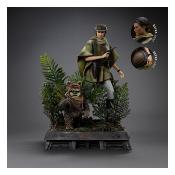 Star Wars Episode VI Art Scale Statue 1/10 Leia and Wicket 21 cm | IRON STUDIOS
