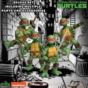 Figurines Teenage Mutant Ninja Turtles Teenage Mutant Ninja Turtles Deluxe Set 8 cm |  MEZCO 
