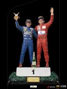 Ayrton Senna statuette 1/10 Deluxe Art Scale Alain Prost & Ayrton Senna (The Last Podium 1993) 27 cm | Iron Studios