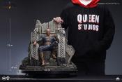 Black Adam On Throne 1/4  53 cm statuette | Queen Studios