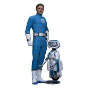 Les Quatre Fantastiques : Premiers pas pack 2 figurines Movie Masterpiece 1/6 Mister Fantastic & H.E.R.B.I.E. 30 cm | HOT TOYS