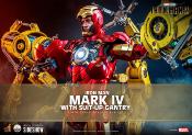 Iron Man 2 figurine 1/4 Iron Man Mark IV with Suit-Up Gantry 49 cm | Hot Toys