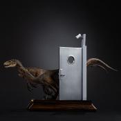 Jurassic Park statuette 1/10 Art Scale Raptors at the Kitchen's Door 28 cm | IRON STUDIOS