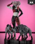 DC Direct statuette 1/10 Harley Quinn: Red, White & Black Harley Quinn by Jenny Frison 19 cm | MACFARLANE TOYS