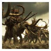 Le Seigneur des Anneaux statuette Skull of a Mumak 15 cm | WETA