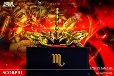 Scorpio Cloth Milo Gold Saint Statue Totem Saint Seiya | Zodiakos Studio