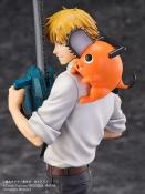 Chainsaw Man statuette S-Fire PVC 1/7 Denji & Pochita 24 cm | SEGA GOODS