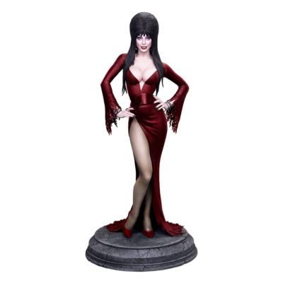 Elvira: Mistress of the Dark statuette 1/4 Elvira (Red Glitter Dress) 48 cm | TWEETERHEAD