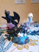 Krokmou (Toothless), Light Fury et bébés | Sideshow