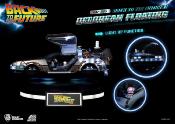 Back to the Future Statuette Egg Attack Floating Back to the Future II DeLorean Standard Version 20 cm | Beast Kingdom