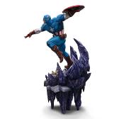 Marvel statuette 1/10 Deluxe BDS Art Scale Captain America 34 cm | IRON STUDIOS