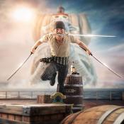 One Piece statuette 1/10 Art Scale Zoro 19 cm | IRON STUDIOS