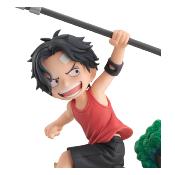 One Piece G.E.M. Series statuette PVC Portgas D. Ace Run! Run! Run! 13 cm | MEGAHOUSE