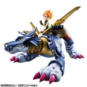 Digimon Adventure G.E.M. Precious Series statuette PVC Metal Garurumon & Ishida Yamato 30 cm | MEGAHOUSE