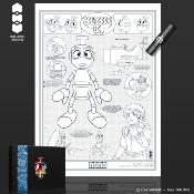 ArtPrint UV ULYSSE 31 : Nono le petit robot A4  | WE ARE TOKYO