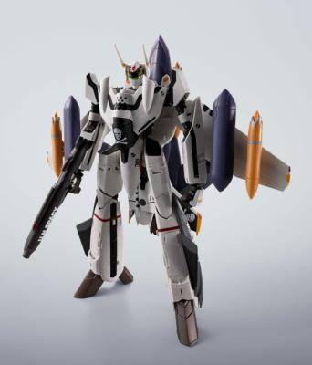 Macross figurine Hi-Metal R Chogokin VF-0S Phoenix (Roy Focker Use) & QF-2200D-B Ghost Set 14 cm | BANDAI