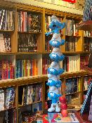 🟦 Colonne Schtroumpf XXL Collector 1 mètre Peyo – Collectoys Résine | Plastoy 