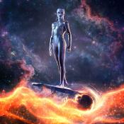 Fantastic Four – Silver Surfer Statuette Art Scale 1/10 (27 cm) | Iron Studios