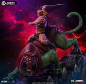 Masters of the Universe statuette 1/10 Deluxe Art Scale He-man and Battle Cat 31 cm | IRON STUDIOS