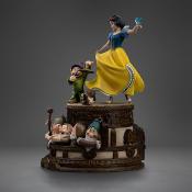 Blanche-Neige et les Sept Nains statuette 1/10 Art Scale Snow White and Dopey Deluxe Edition 21 cm | IRON STUDIOS 